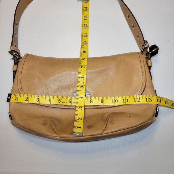 Coach Legacy Leather Turnlock Convertible Purse Tan F15170 Crossbody Shoulder - Picture 16 of 16